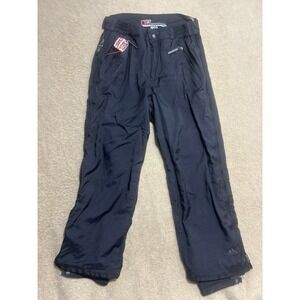 Bonfire Gold Snowboarding Pants Mens Large‎ Blk Breatheable Zipper Hip To Ankles